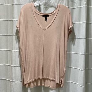 Forever 21 Loose Short Sleeve V-Neck